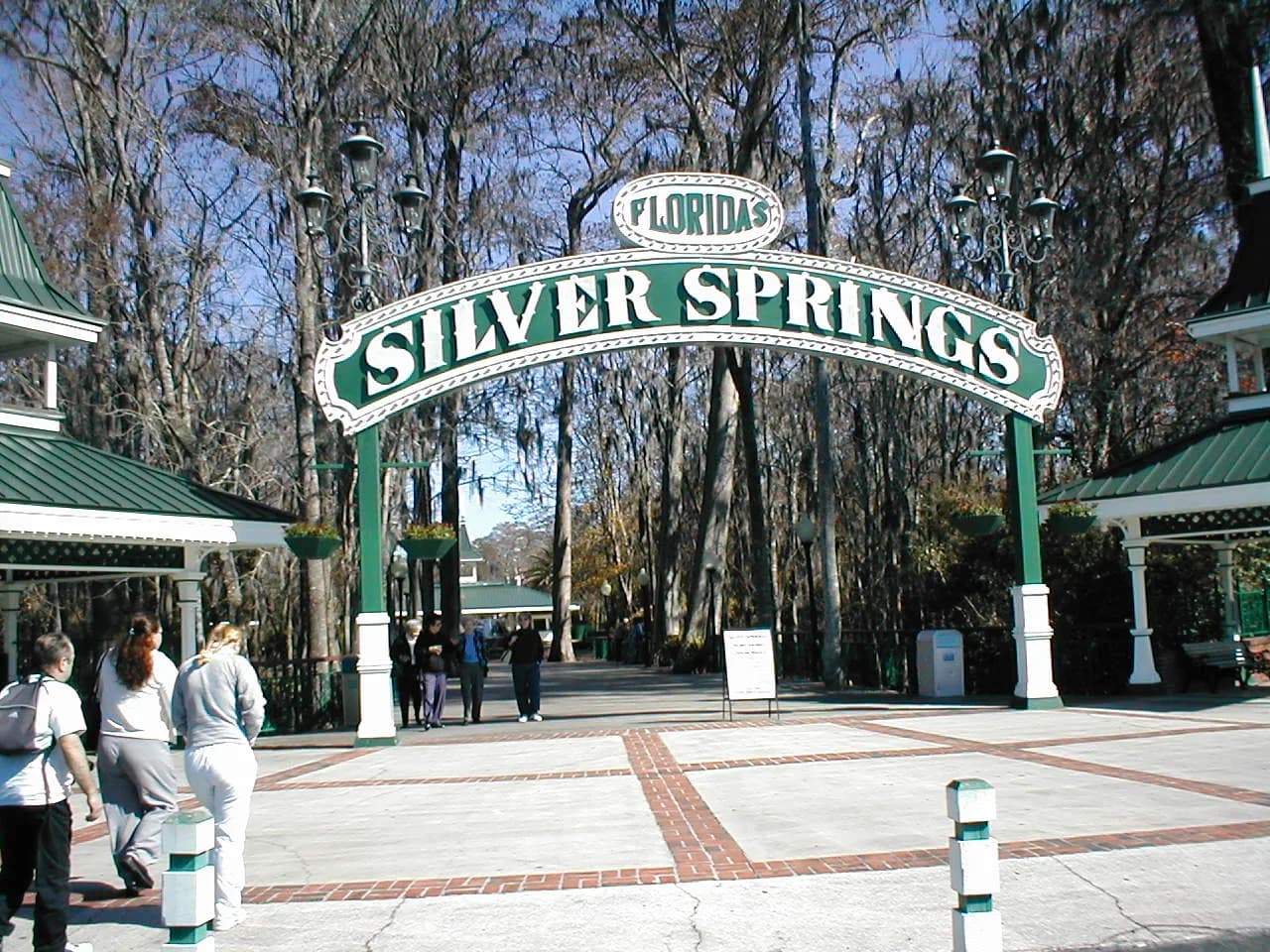 Silver Springs entrance gate in Ocala, Florida