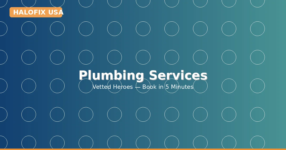 Licensed Florida plumber servicing pipes and fixtures in Marco Island — HALOFIX