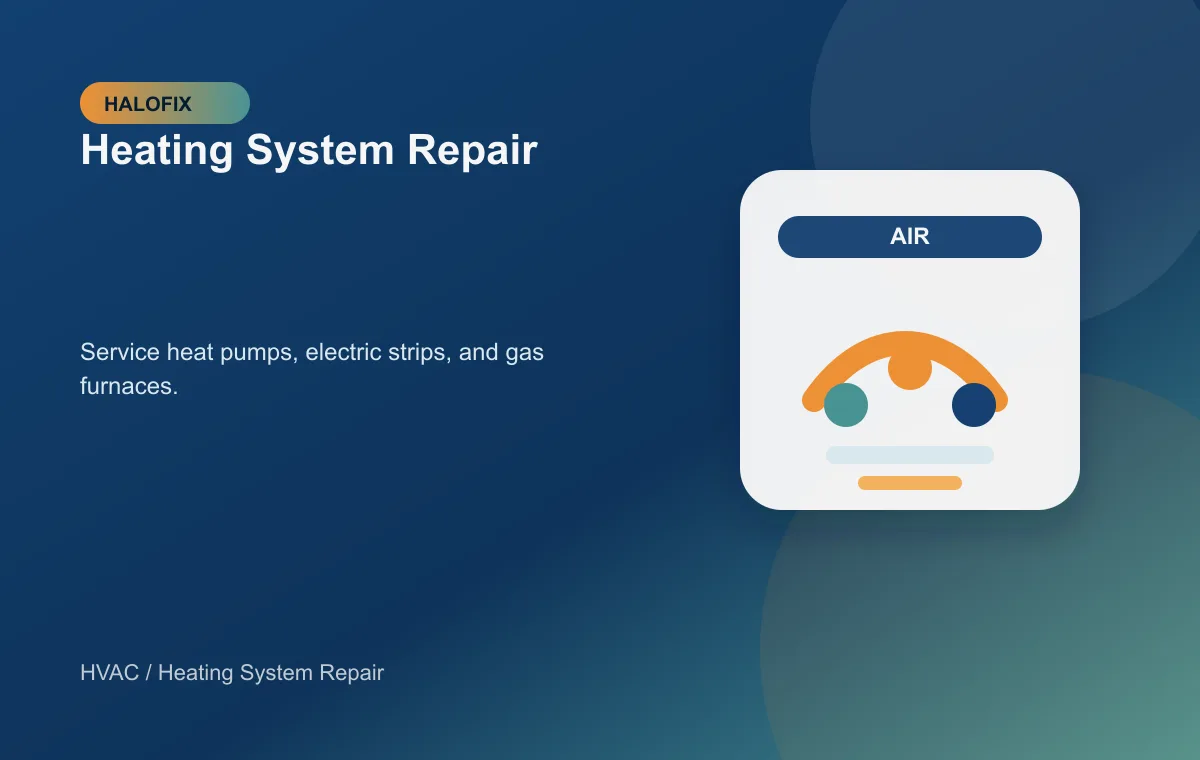 Heating System Repair support in HVAC - Heating Repair support for HVAC service requests - HALOFIX USA